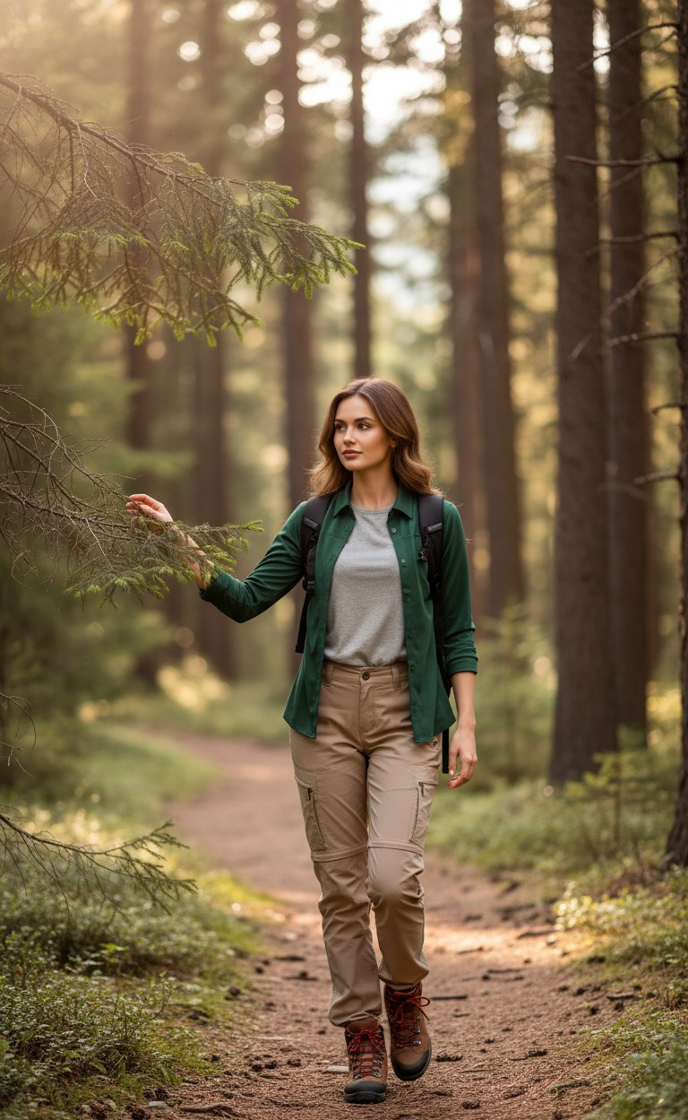 Artistic & Creative — Forest Mountain Portrait (Female)