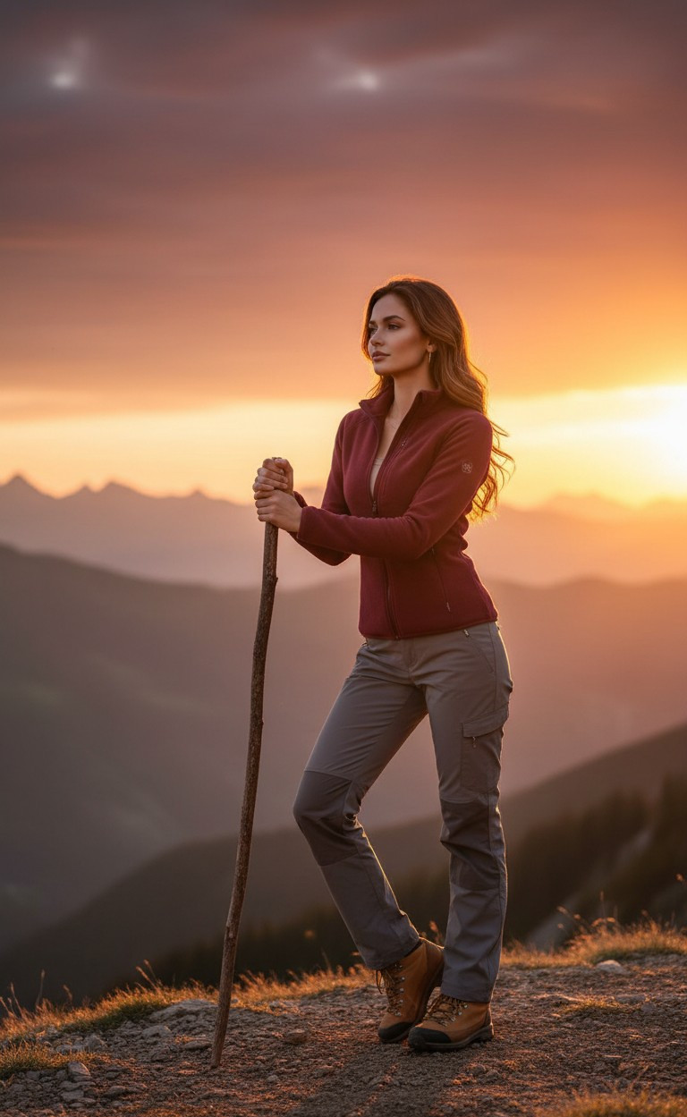 Artistic & Creative — Sunset Summit Portrait (Female)