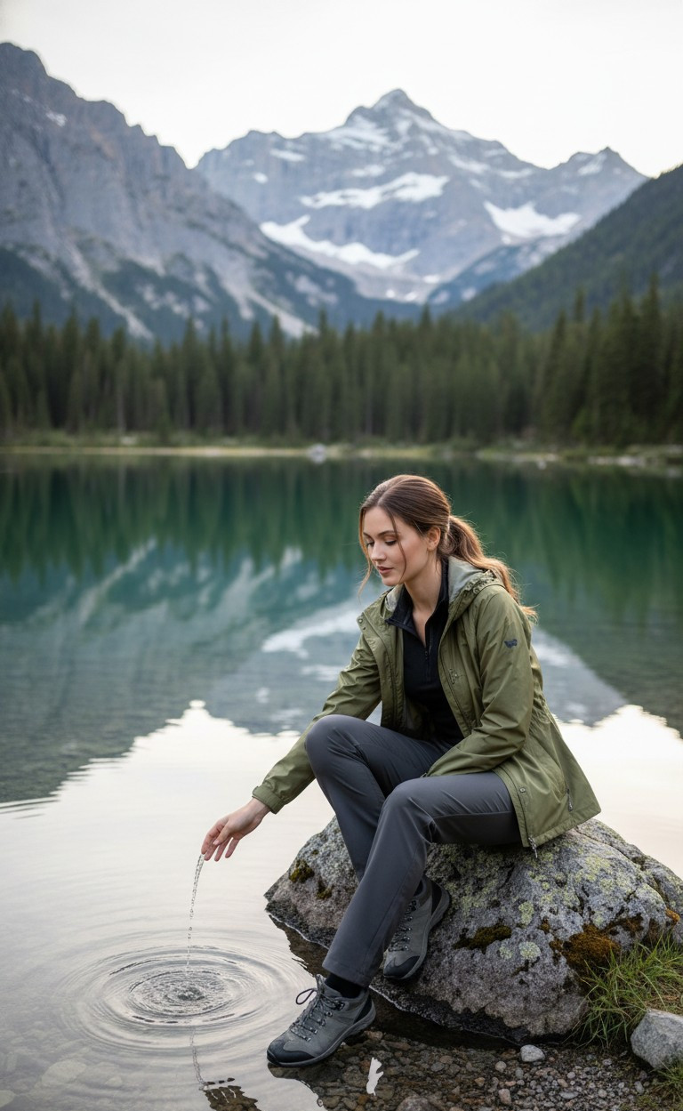 Artistic & Creative — Alpine Lake Portrait (Female)