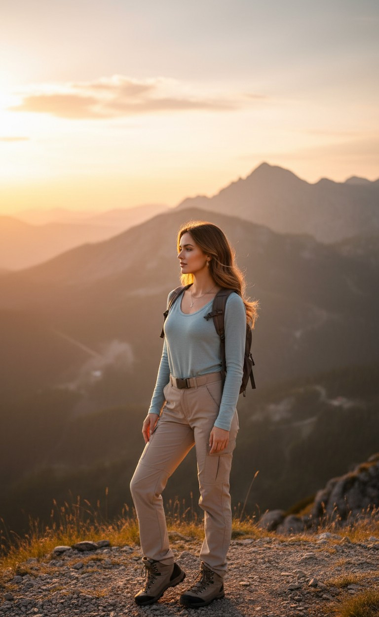 Artistic & Creative — Golden Peak Portrait (Female)