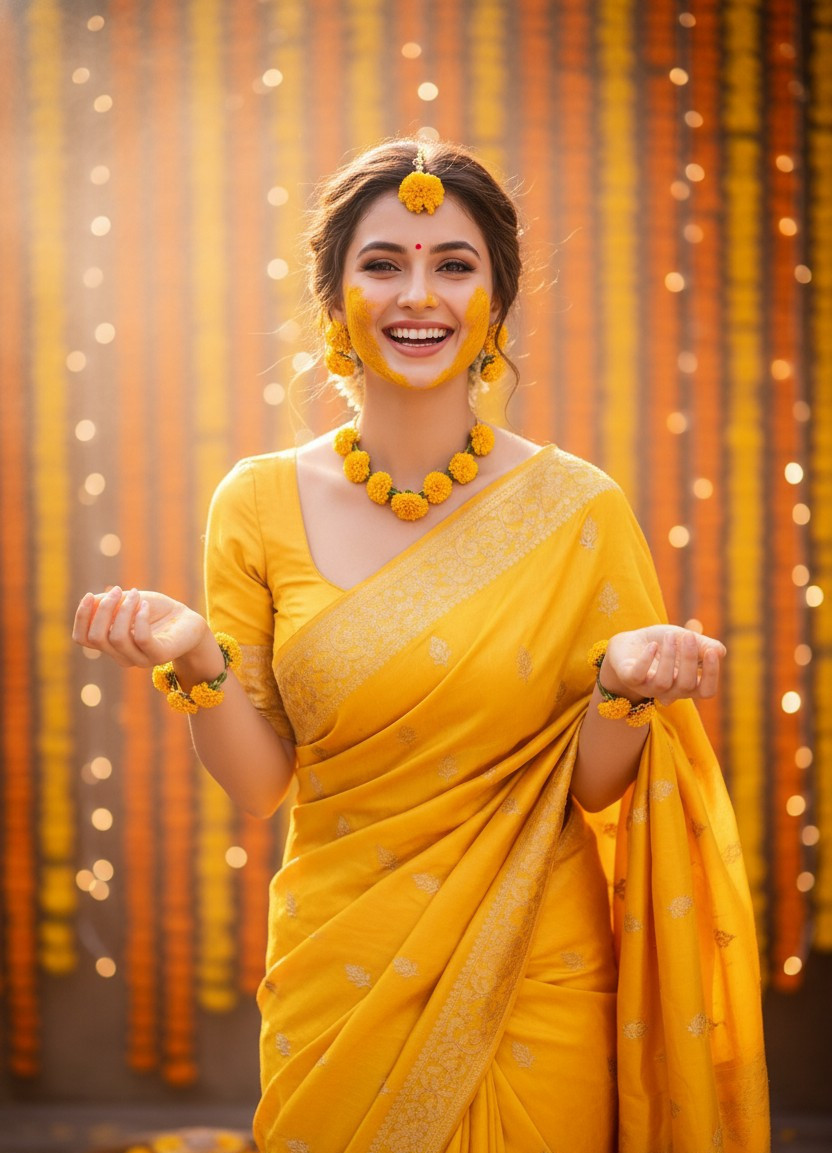 Traditional & Cultural — Haldi Ceremony (Female)