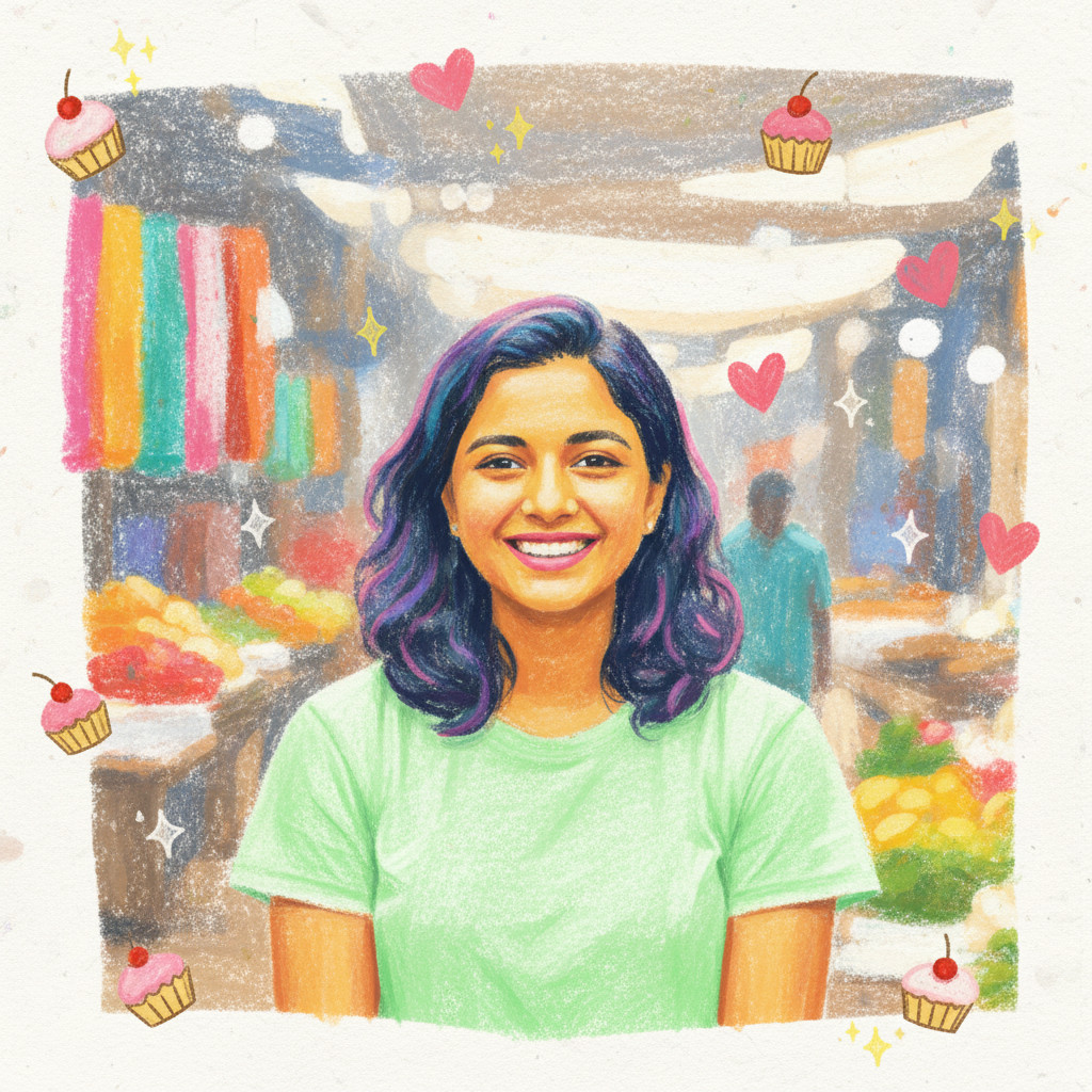 Playful Crayon — Cute Crayon Fantasy Style (Female)