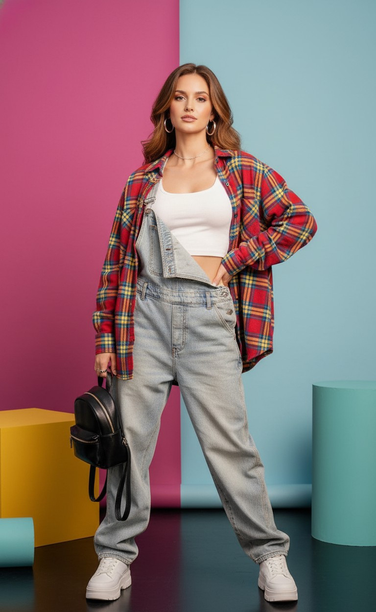 Vintage & Retro Aesthetic — 1990s Magazine Cover (Female)