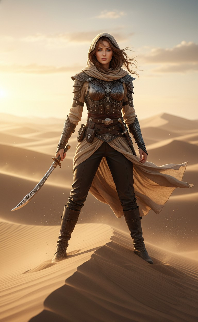 Legendary Warriors of the World — Arab Desert Warrior (Female)