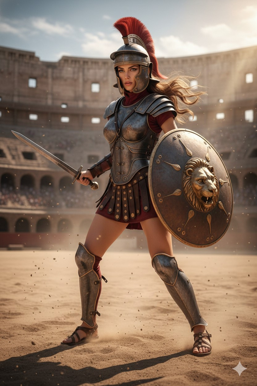 Legendary Warriors of the World — Roman Gladiator (Female)