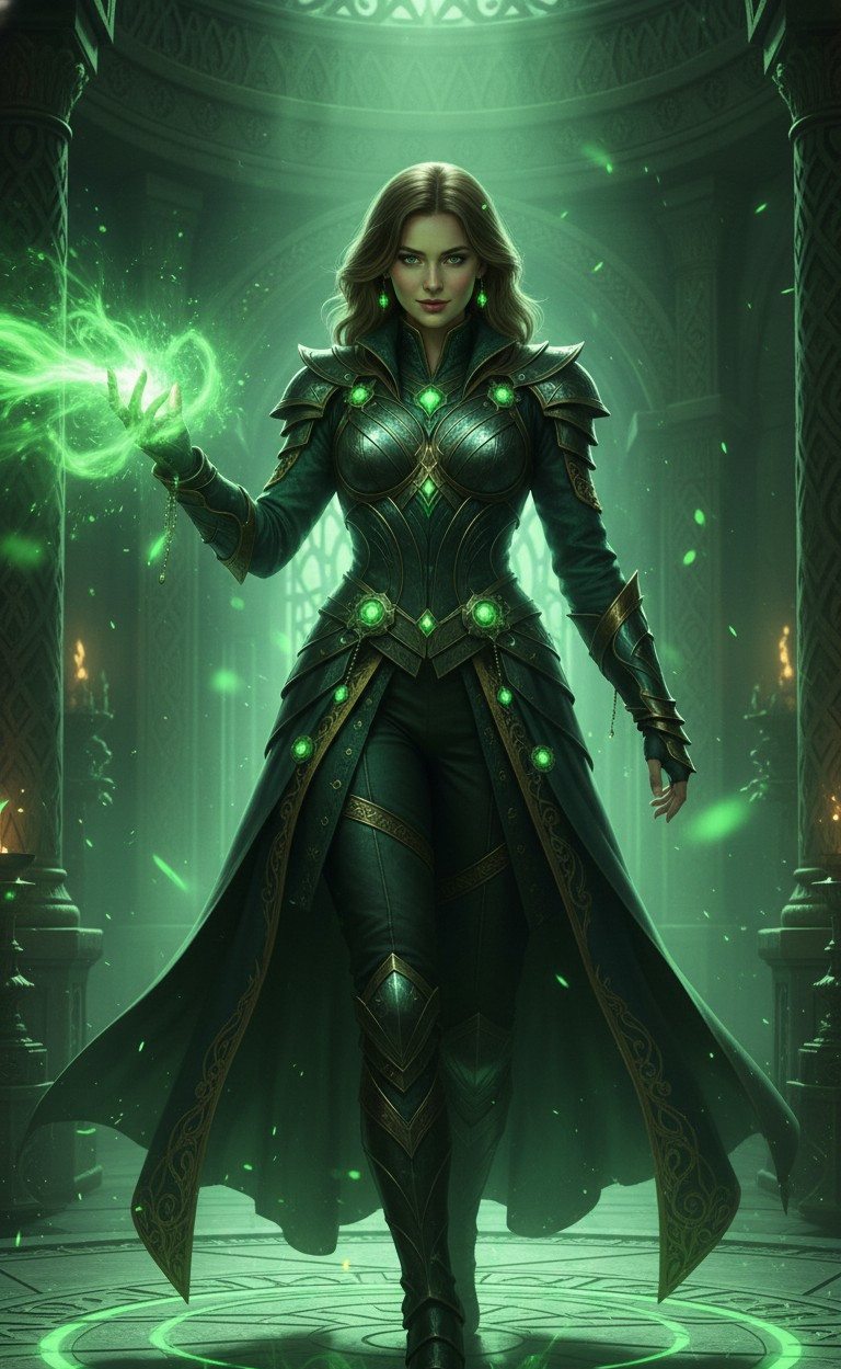 Superhero Portraits — Loki Style Trickster God (Female)
