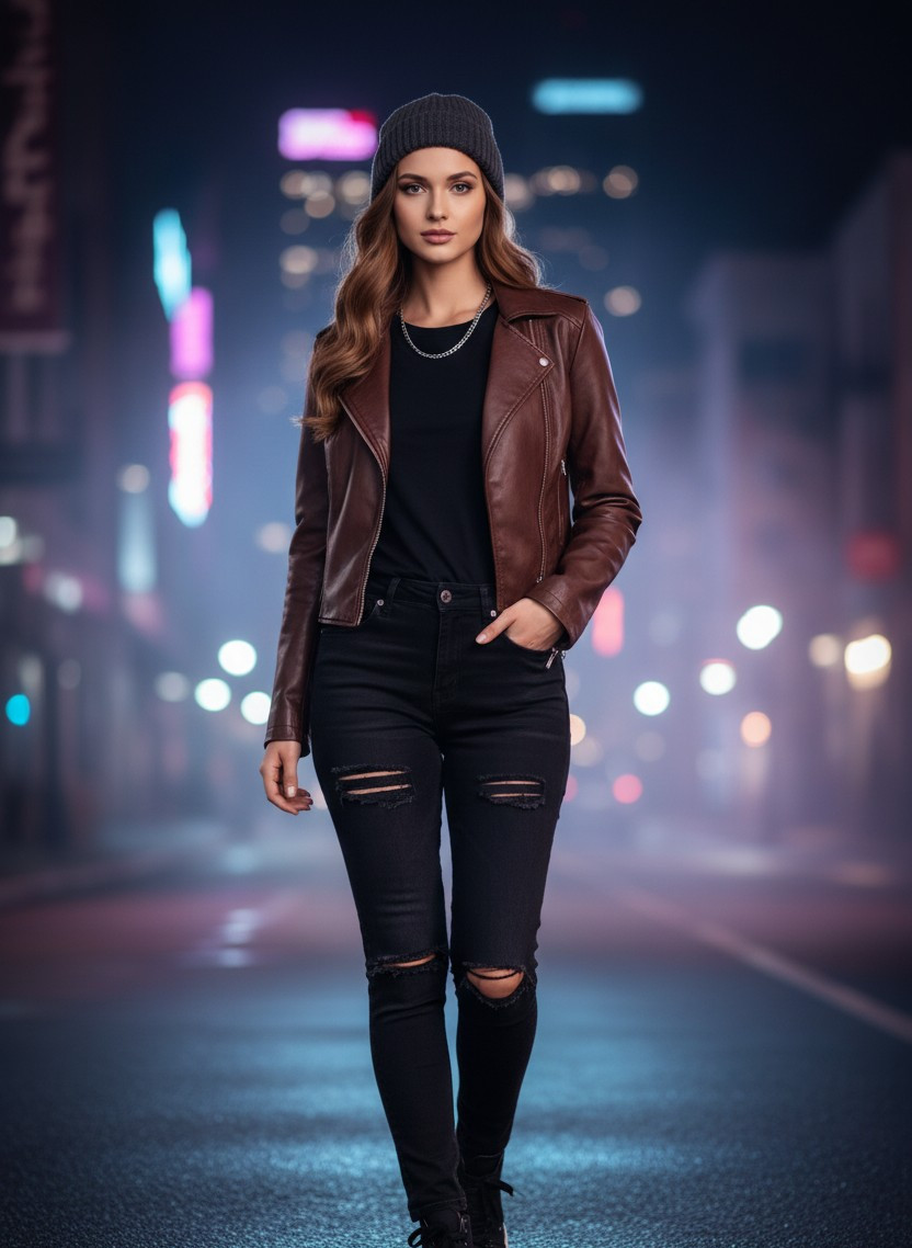 Fashion & Lifestyle — Night Neon Urban (Female)