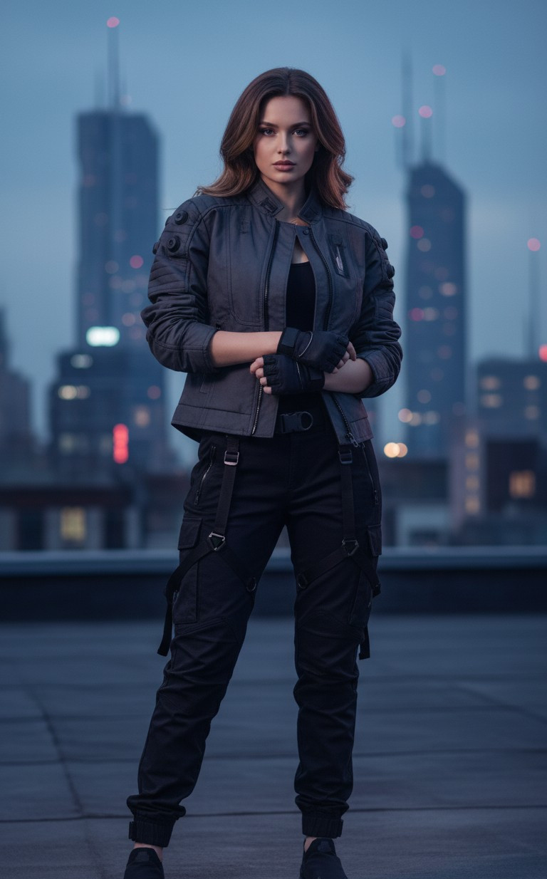 Fashion & Lifestyle — Techwear Street Style (Female)