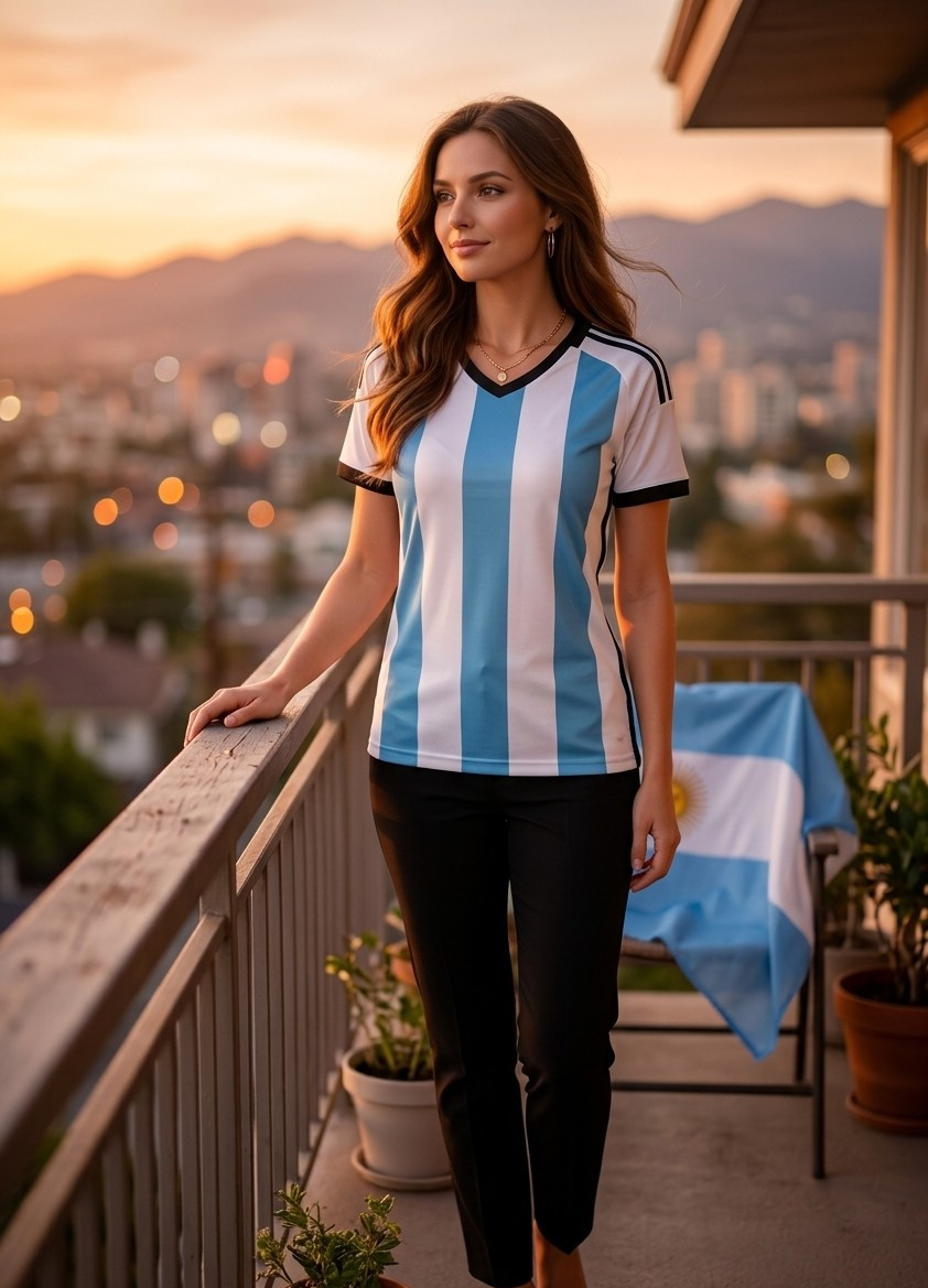 Supporter Lifestyle Portraits — sunset balcony supporter portrait (Female)