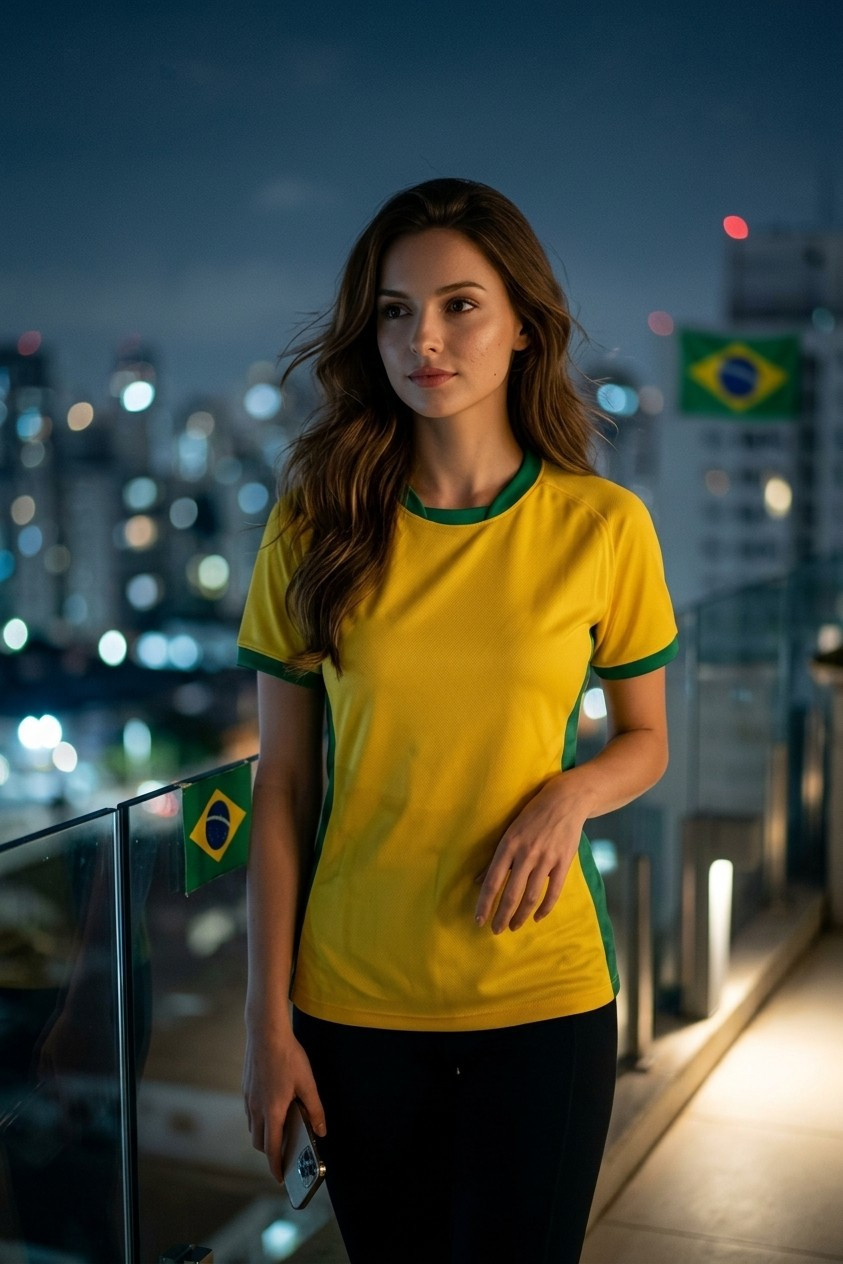 Supporter Lifestyle Portraits — rooftop night breeze portrait (Female)