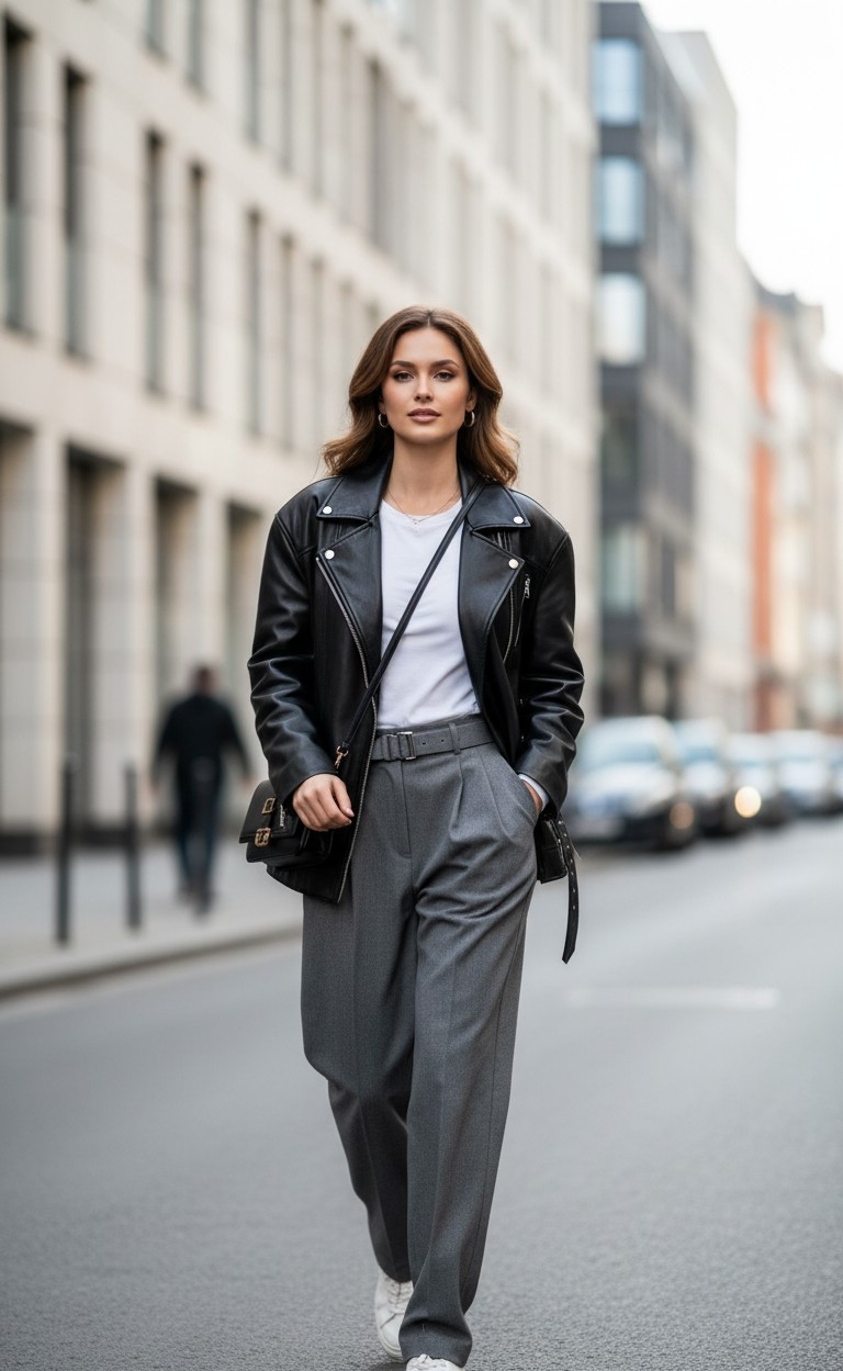 Instagram Model Aesthetic — Street Style Editorial (Female)