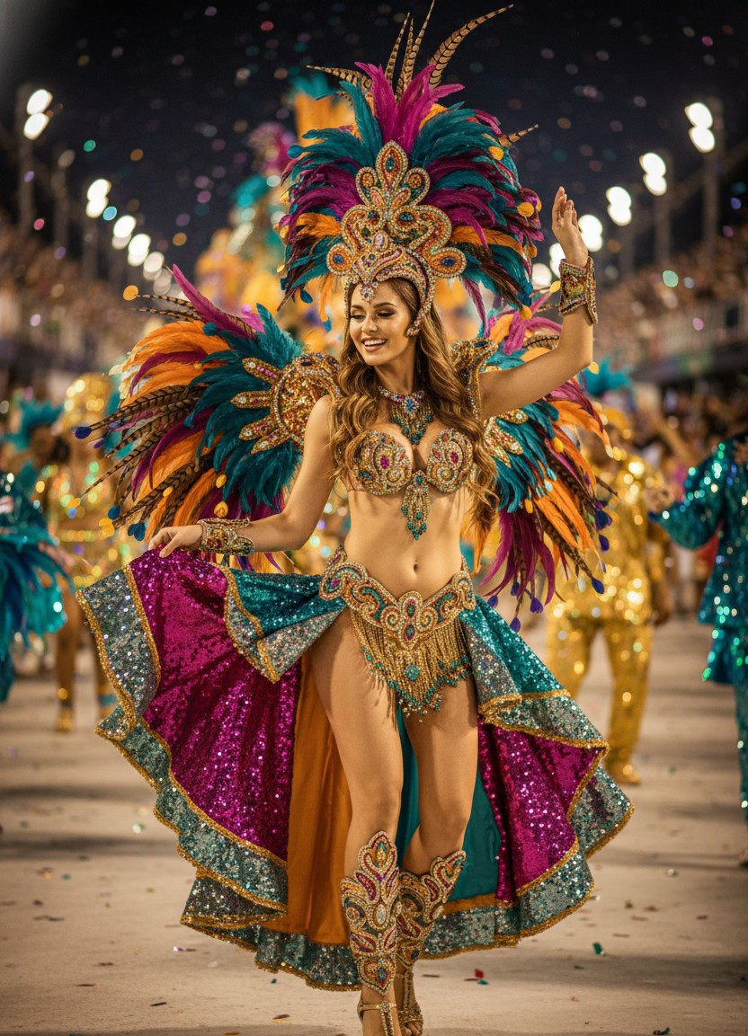 Worldwide Festival & Cultural Looks — Brazilian Carnival Style (Female)