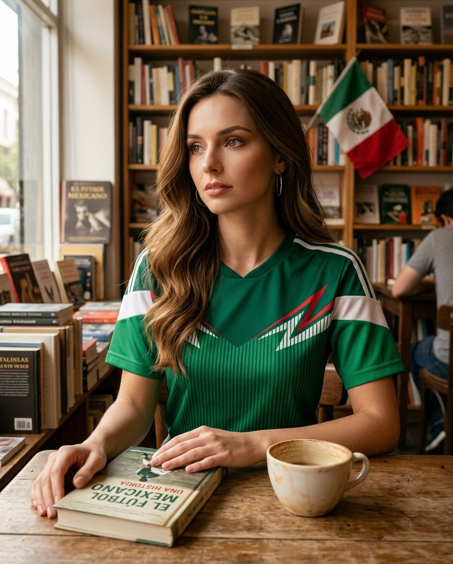 Supporter Lifestyle Portraits — bookstore football aesthetic (Female)