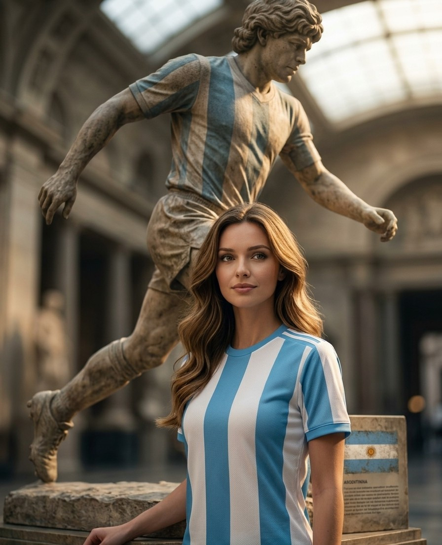 Football Star Poster Series — Monument Legacy Portrait (Female)