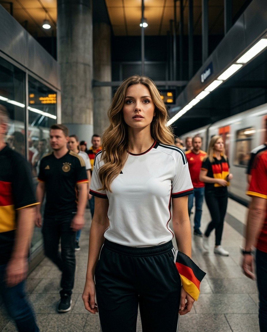Football Star Poster Series — Match Day Metro Station (Female)