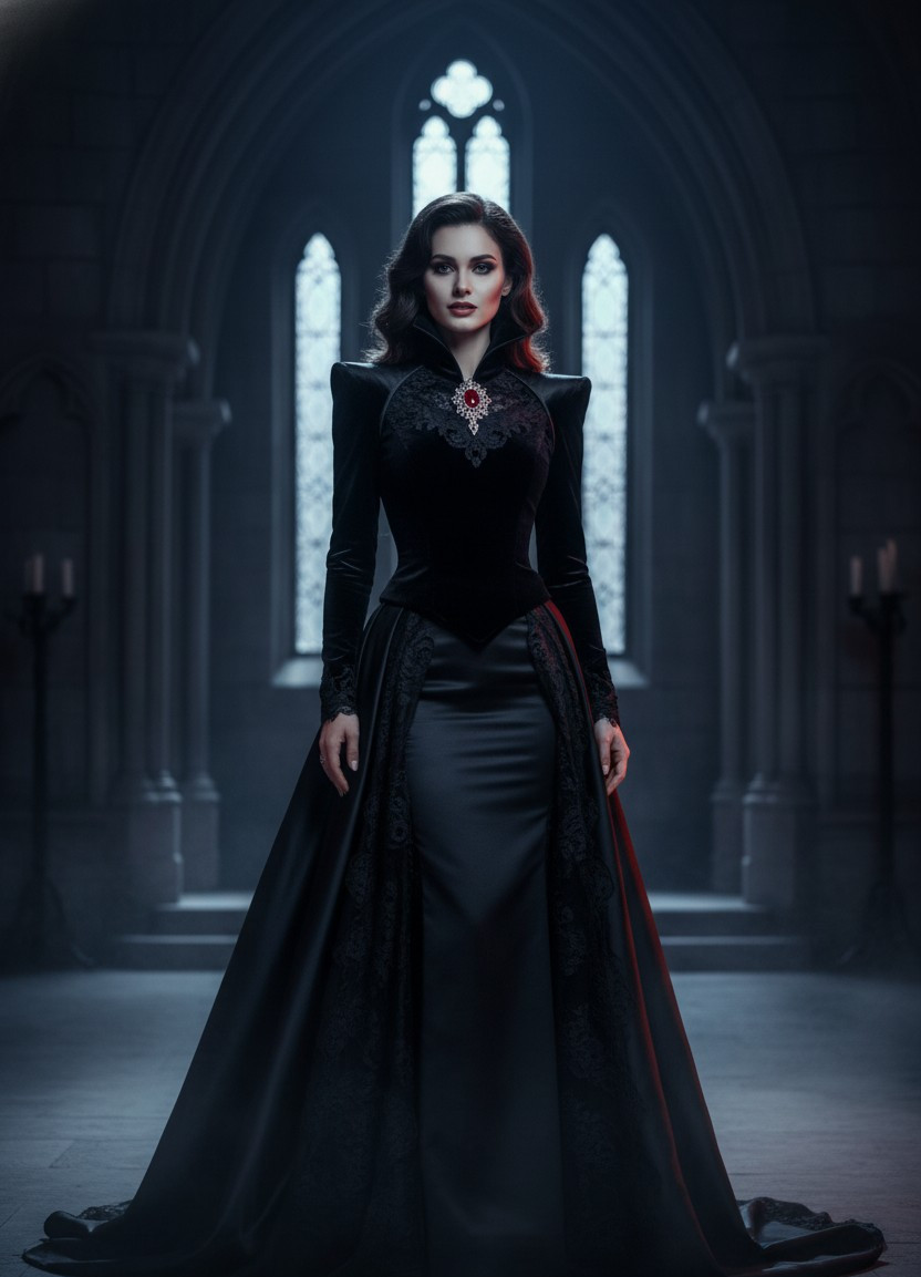Gothic Elegance — Gothic Vampire Aesthetic (Female)