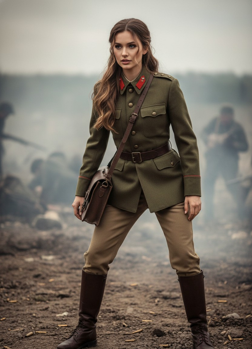 Time Travel Eras — World War Soldier (Female)