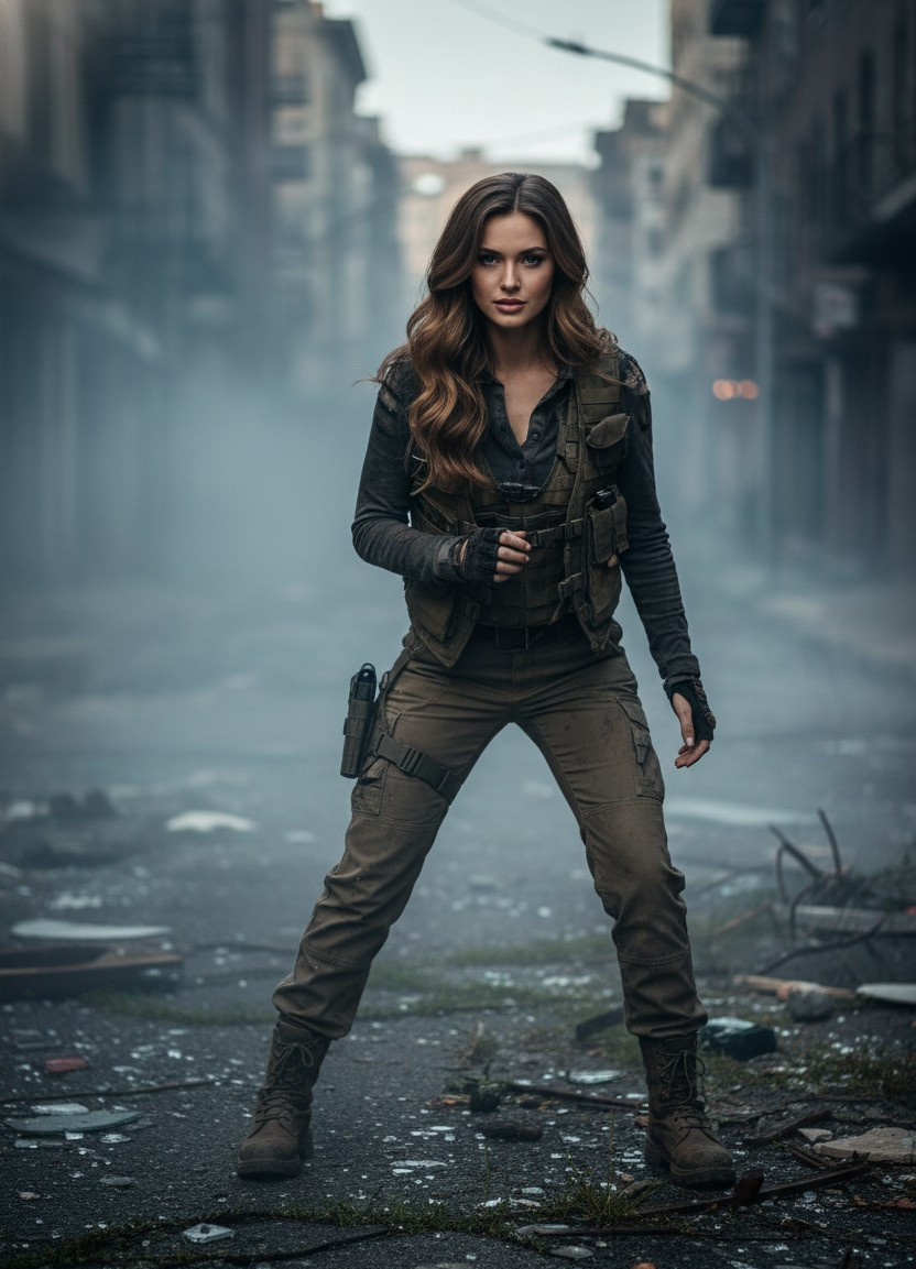 Apocalypse & Survival — Zombie Outbreak Survivor (Female)