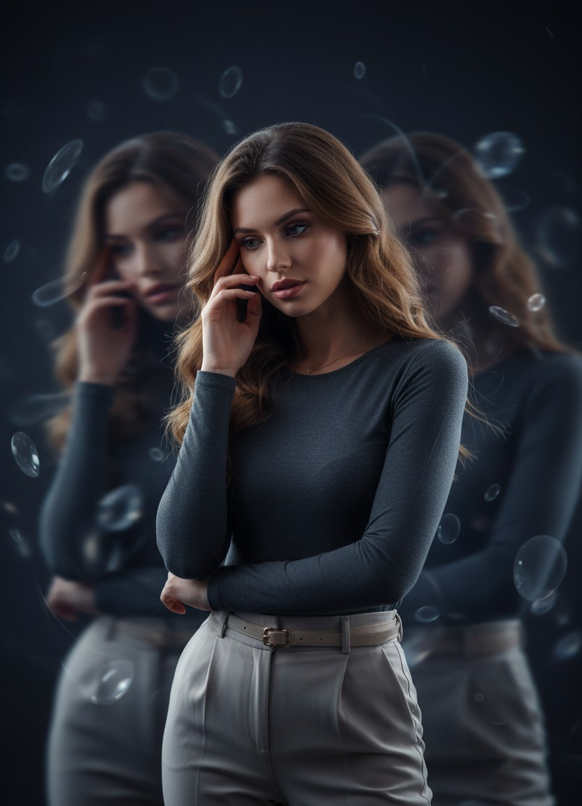 Mind & Emotion Portraits — Overthinking Mind (Female)