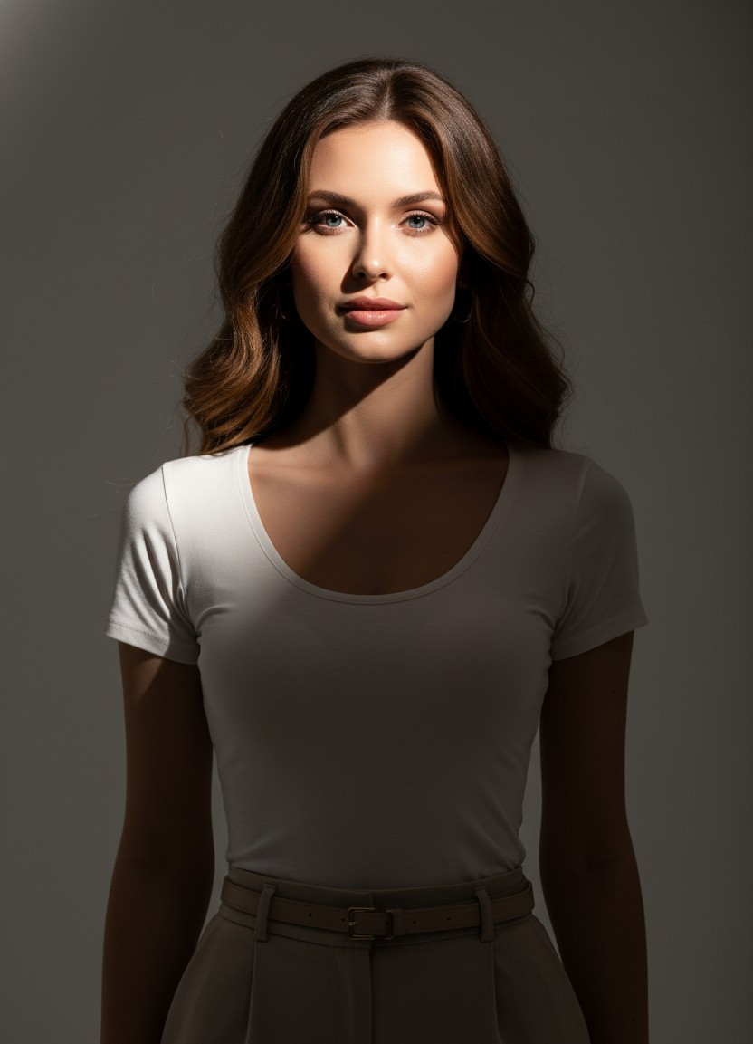 Experimental & Artistic Portraits — Shadow Split Effect (Female)