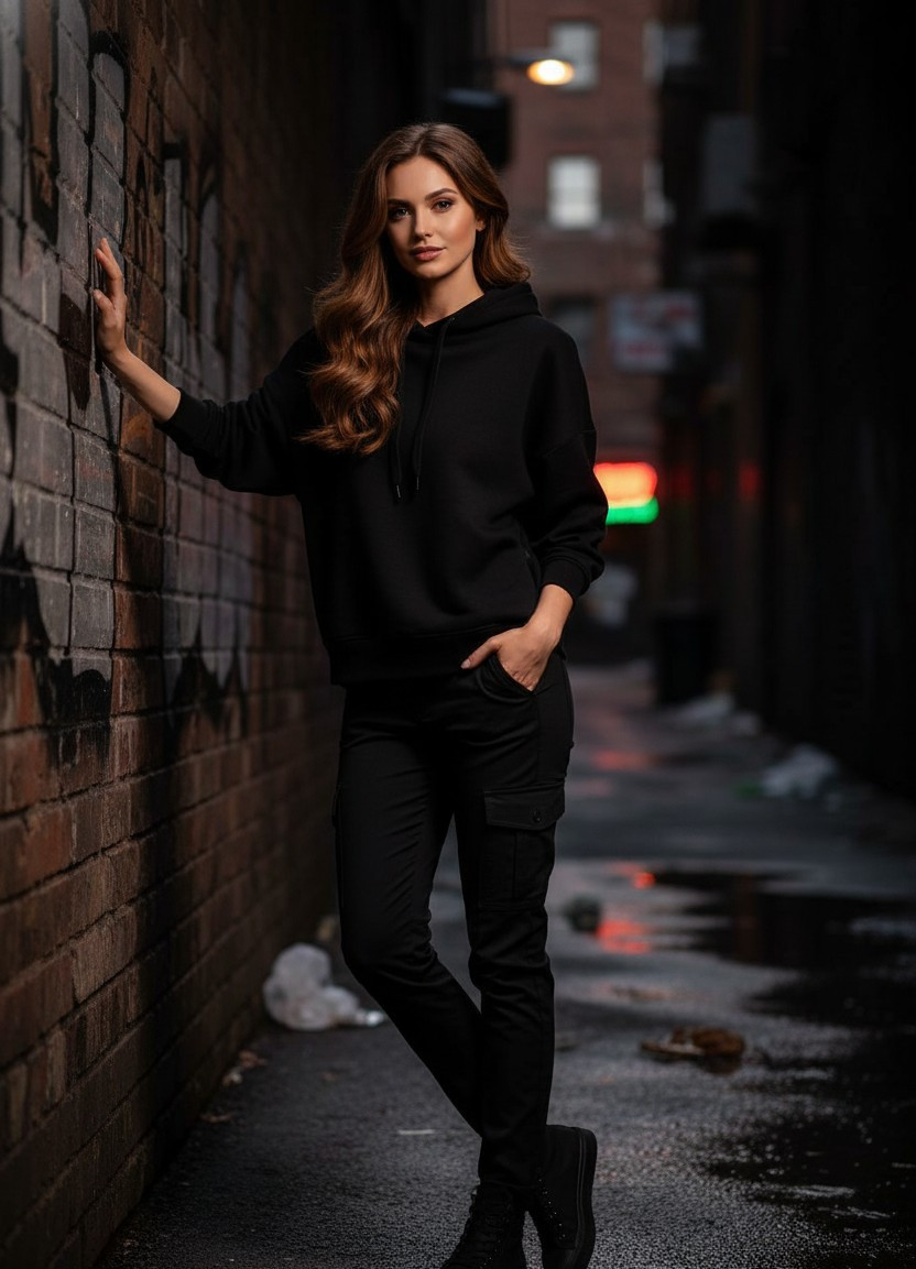 Nightlife Identity — Alleyway Shadow (Female)