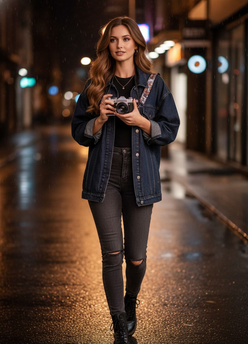 Nightlife Identity — Night Photographer Style (Female)