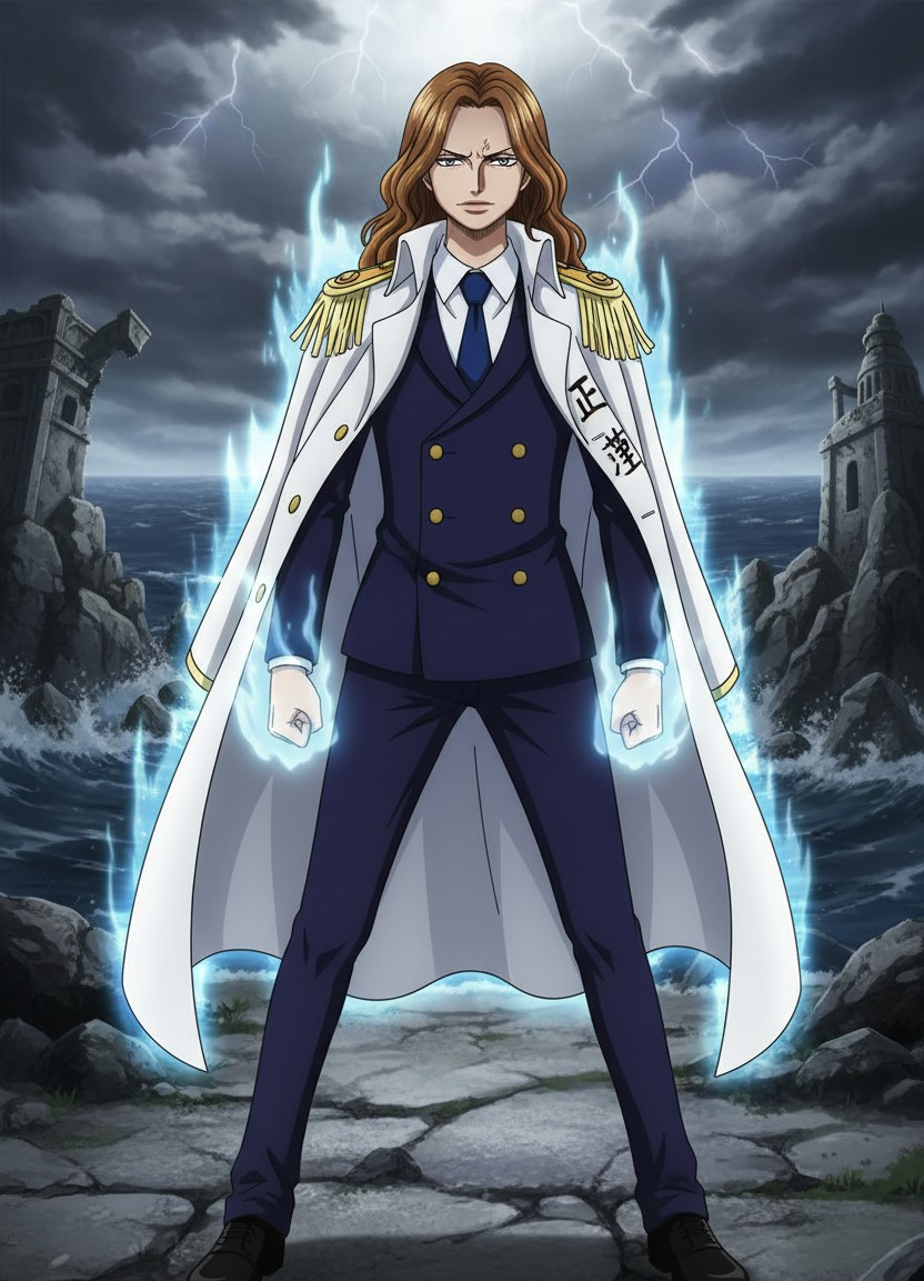 One Piece — Marine Admiral Portrait (Female)