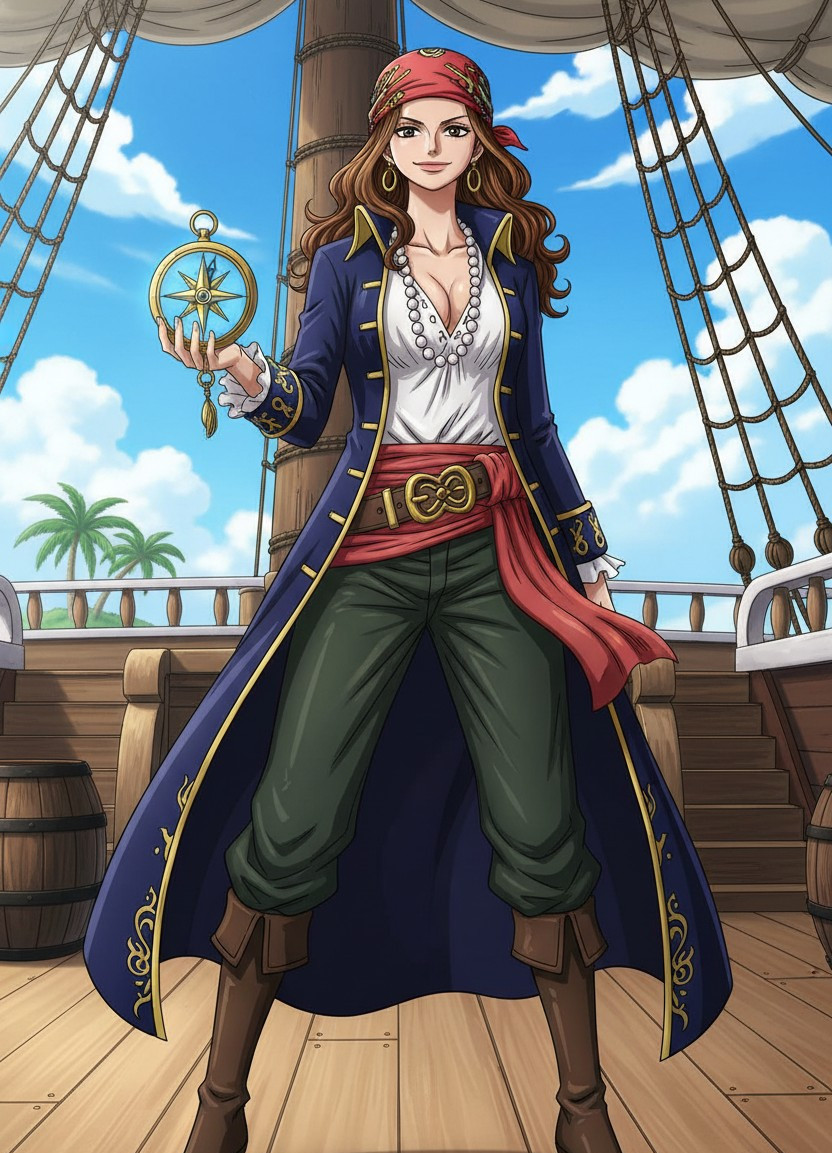 One Piece — Pirate Crew Member Portrait (Female)