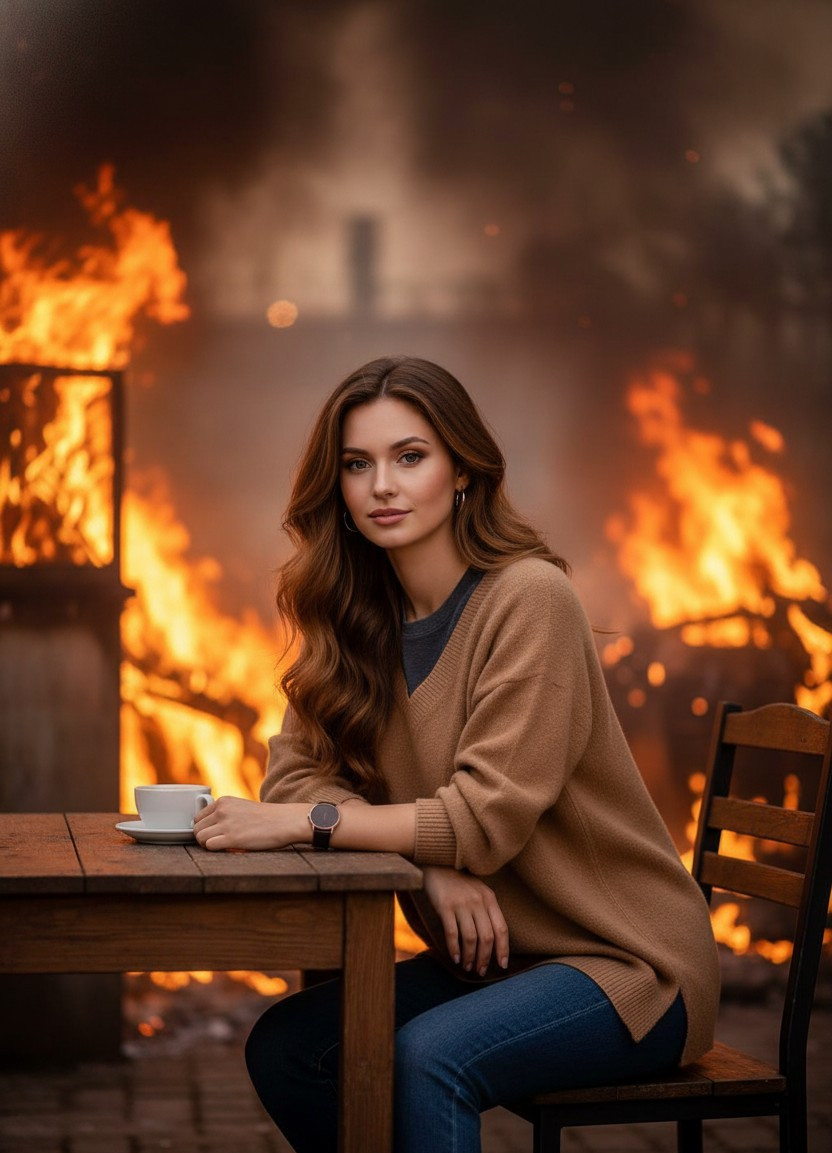 Pixel Legend (Meme-Core) — The This Is Fine' Survivor (Female)