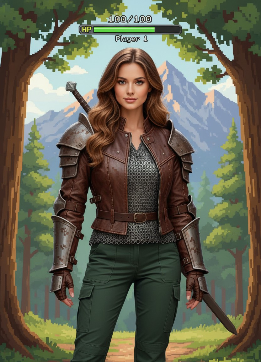 Pixel Legend (Meme-Core) — The Pixel RPG Pro (Female)