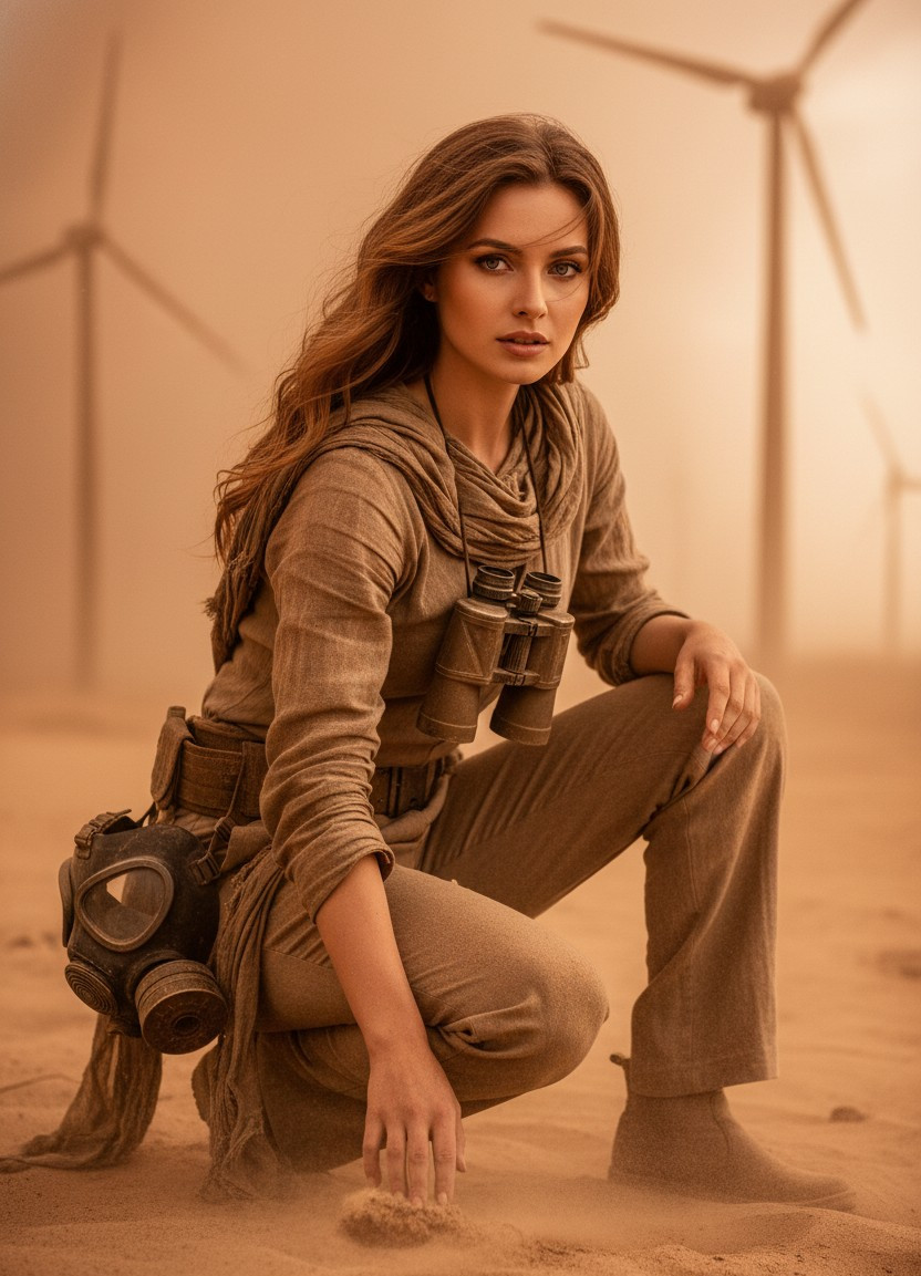 Wasteland Warlord — The Sandstorm Scout (Female)
