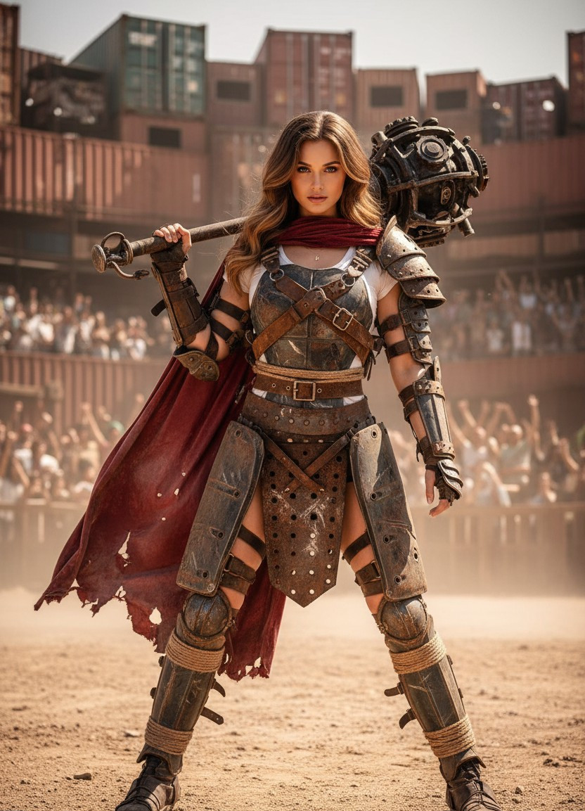 Wasteland Warlord — The Iron Gladiator (Female)