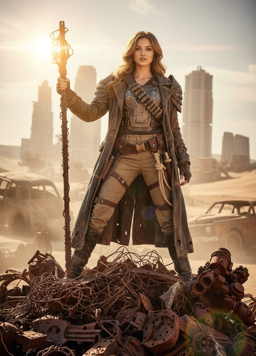 Wasteland Warlord — The Scavenger King (Female)