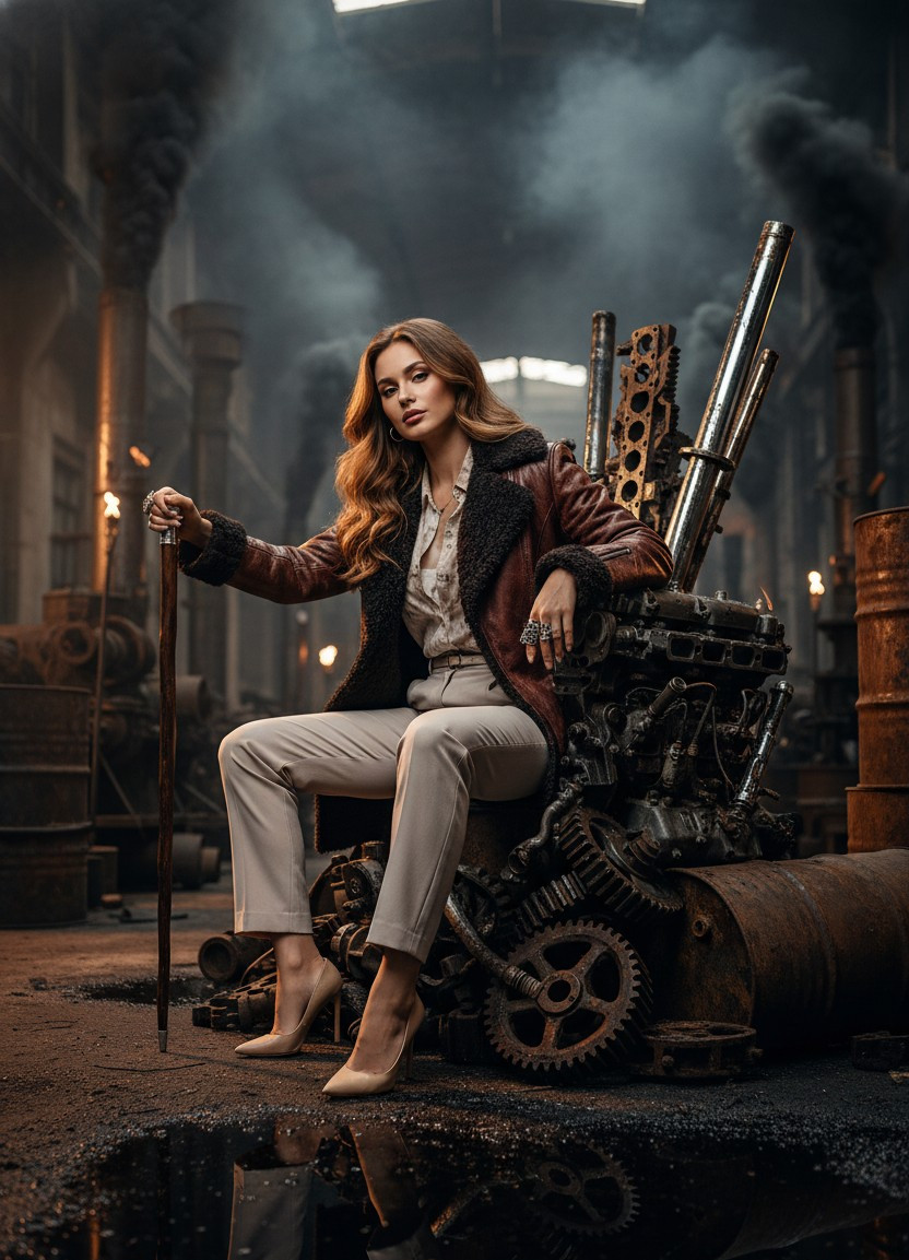 Wasteland Warlord — The Oil Baron (Female)