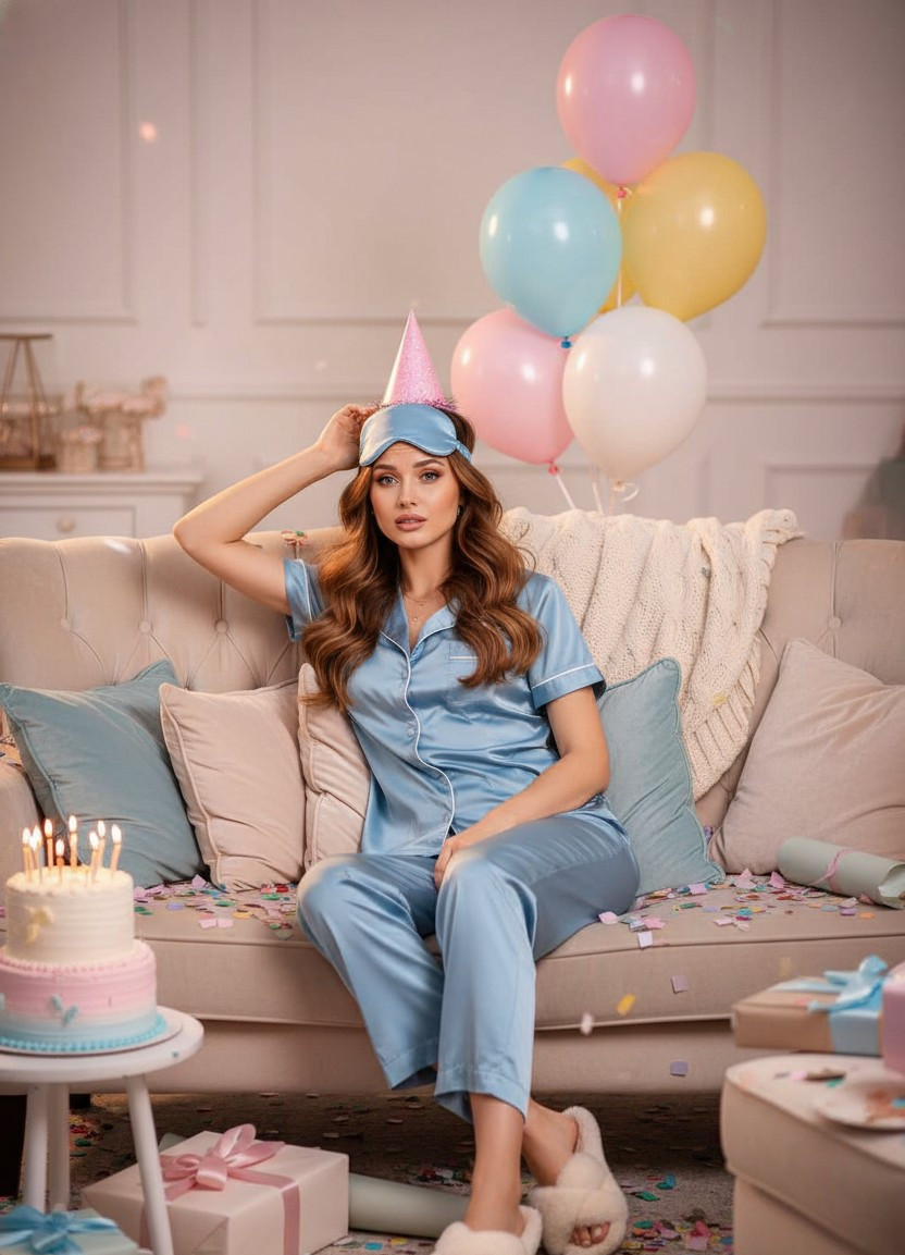 Funny Birthday Wish — Sleeping Through Birthday (Female)