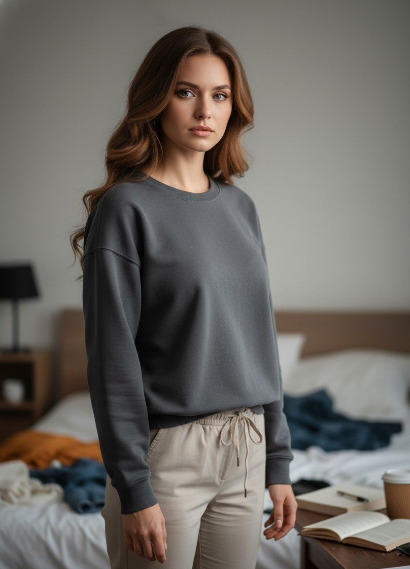 Meme Face Reality — Existential Blank Stare (Female)