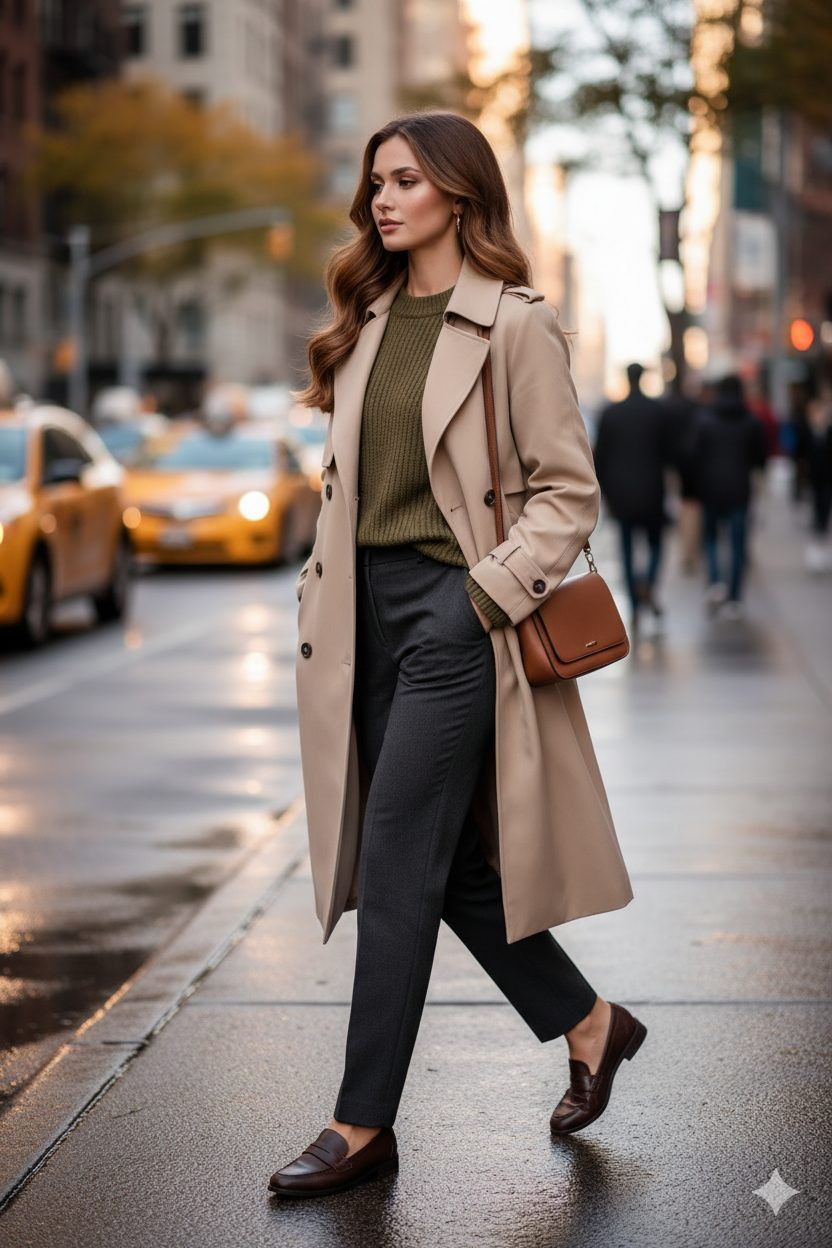 Iconic poses of different celebrity — Pensive Pavement Walk (Female)