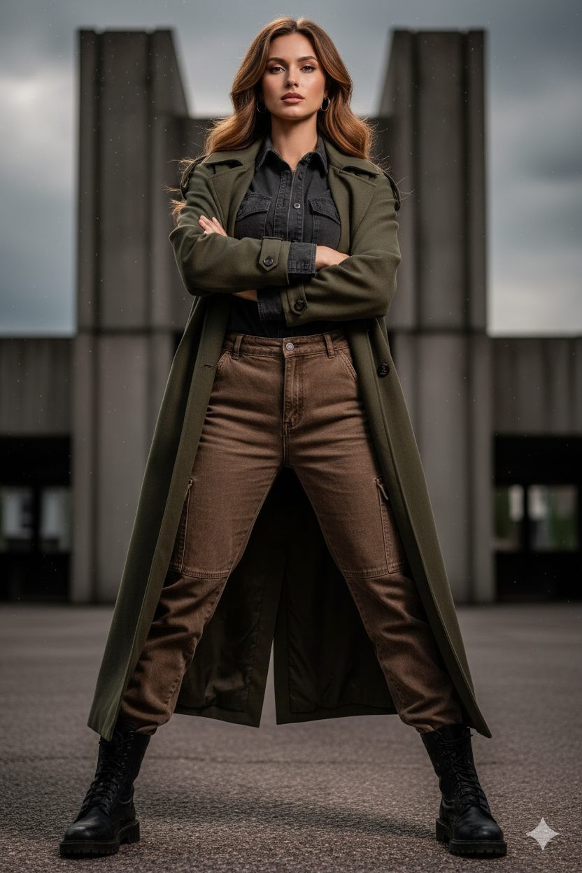 Iconic poses of different celebrity — Unyielding Presence Pose (Female)