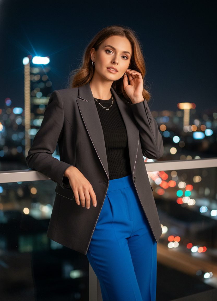 Iconic Bollywood Poses — City Lights Charisma (Female)