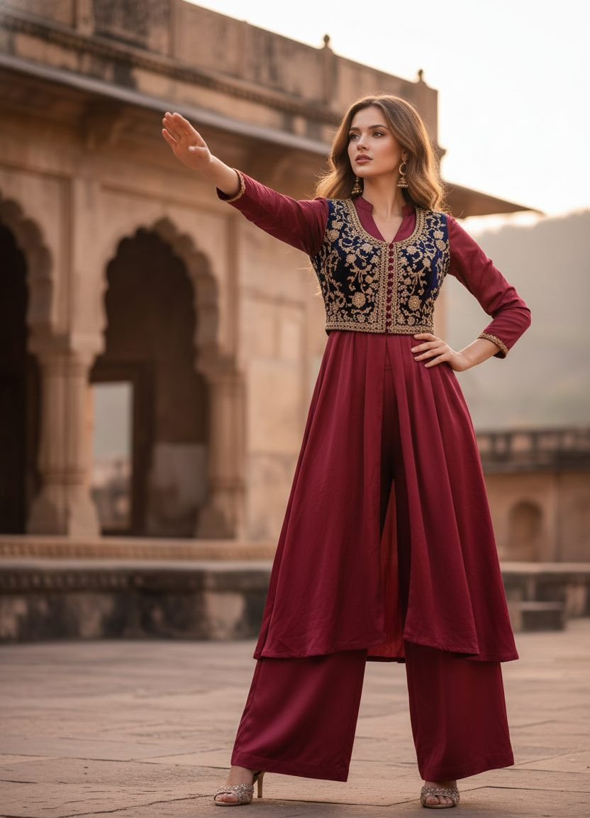 Iconic Bollywood Poses — The Heroic Gaze (Female)