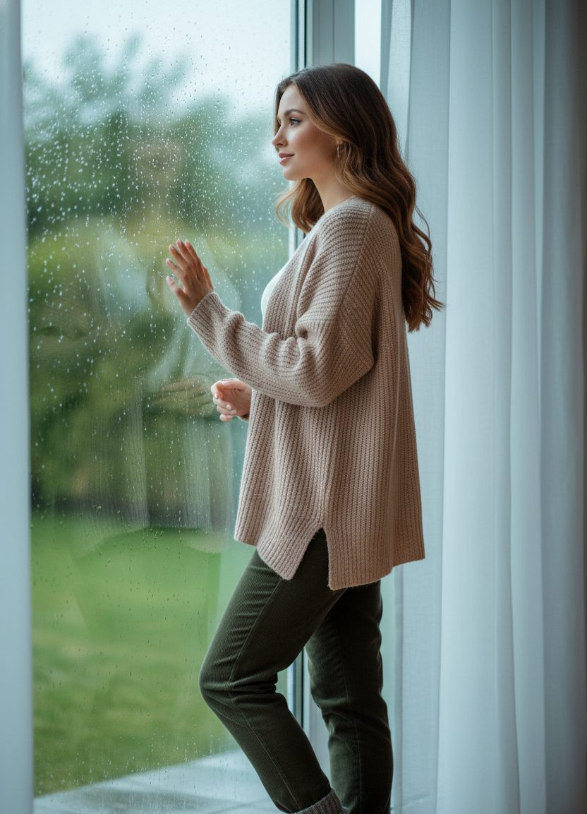 Children Special Pose — Window Ponder (Female)