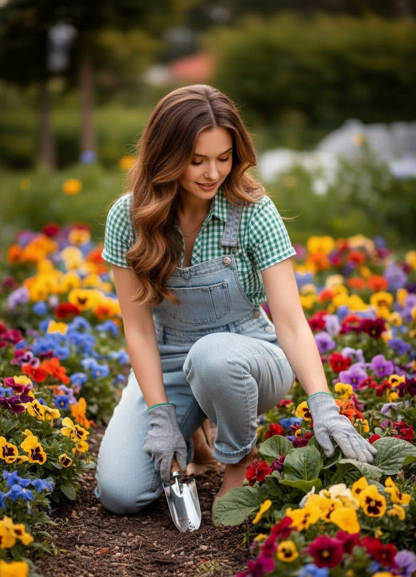Children Special Pose — Budding Gardener (Female)