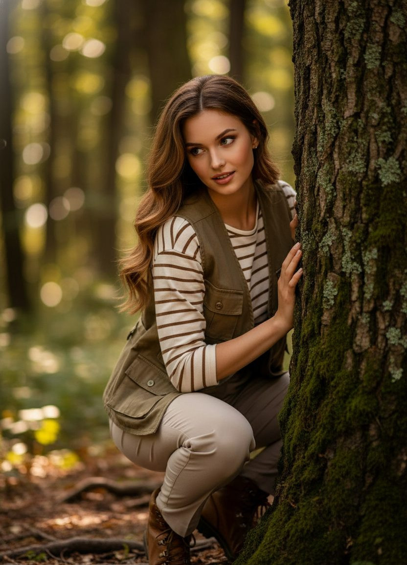 Children Special Pose — Forest Nook Discovery (Female)