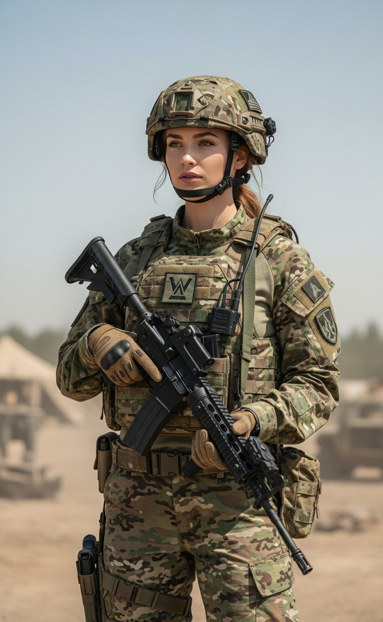 Cinematic & Movie — Military Soldier (Female)