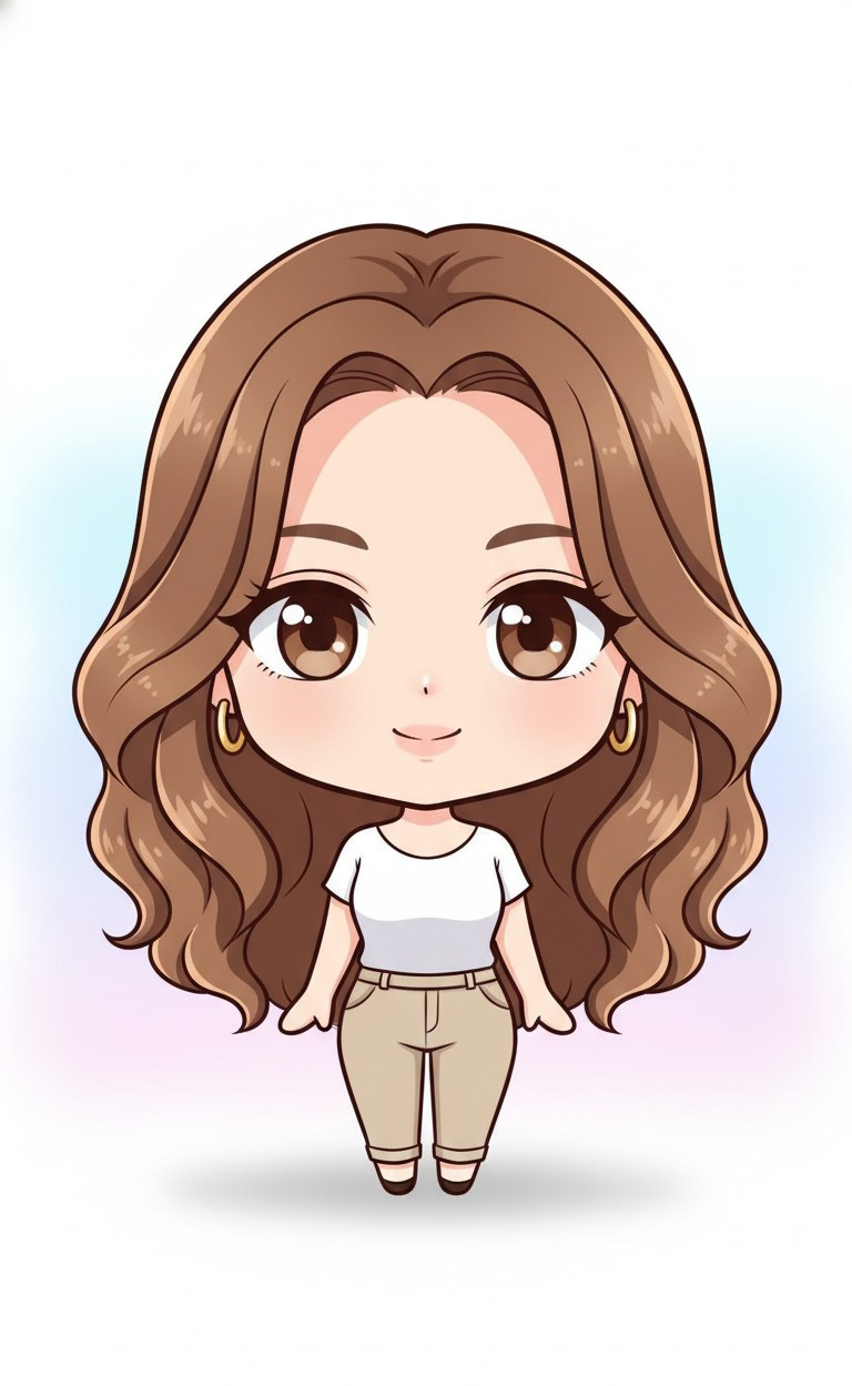 Anime & Cartoon — Chibi Character (Female)