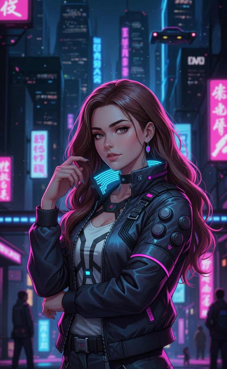 Anime & Cartoon — Anime Cyberpunk (Female)