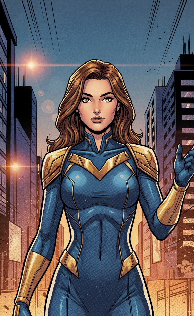 Anime & Cartoon — Comic Book Hero (Female)