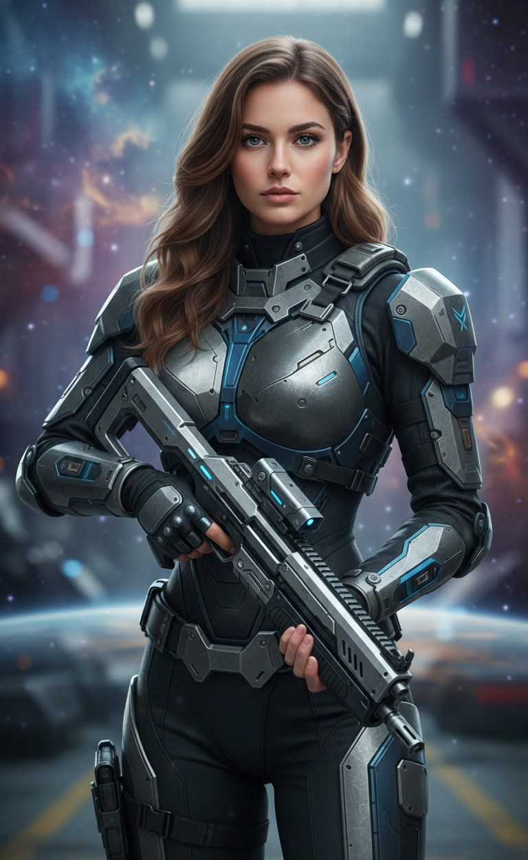 Sci-Fi & Futuristic — Galactic Warrior (Female)