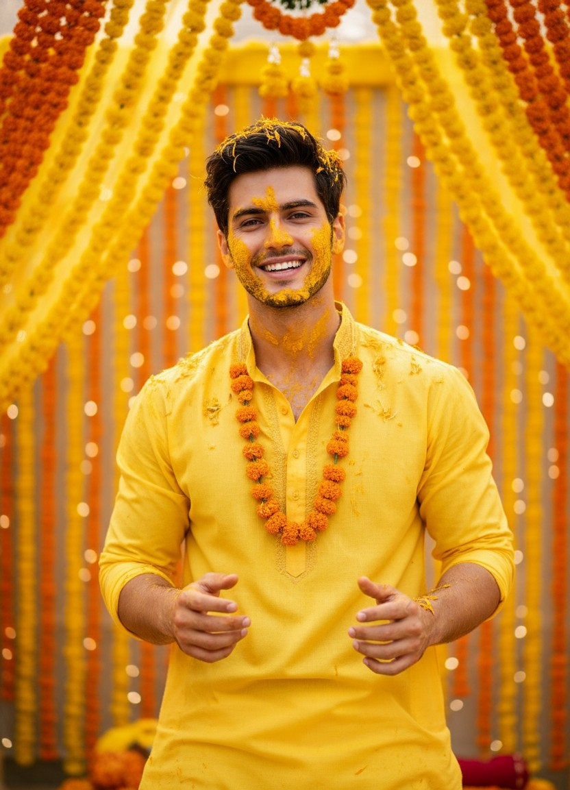 Traditional & Cultural — Haldi Ceremony (Male)