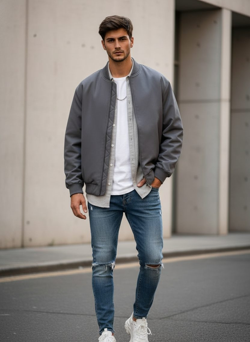 Fashion & Lifestyle — Streetwear Editorial (Male)